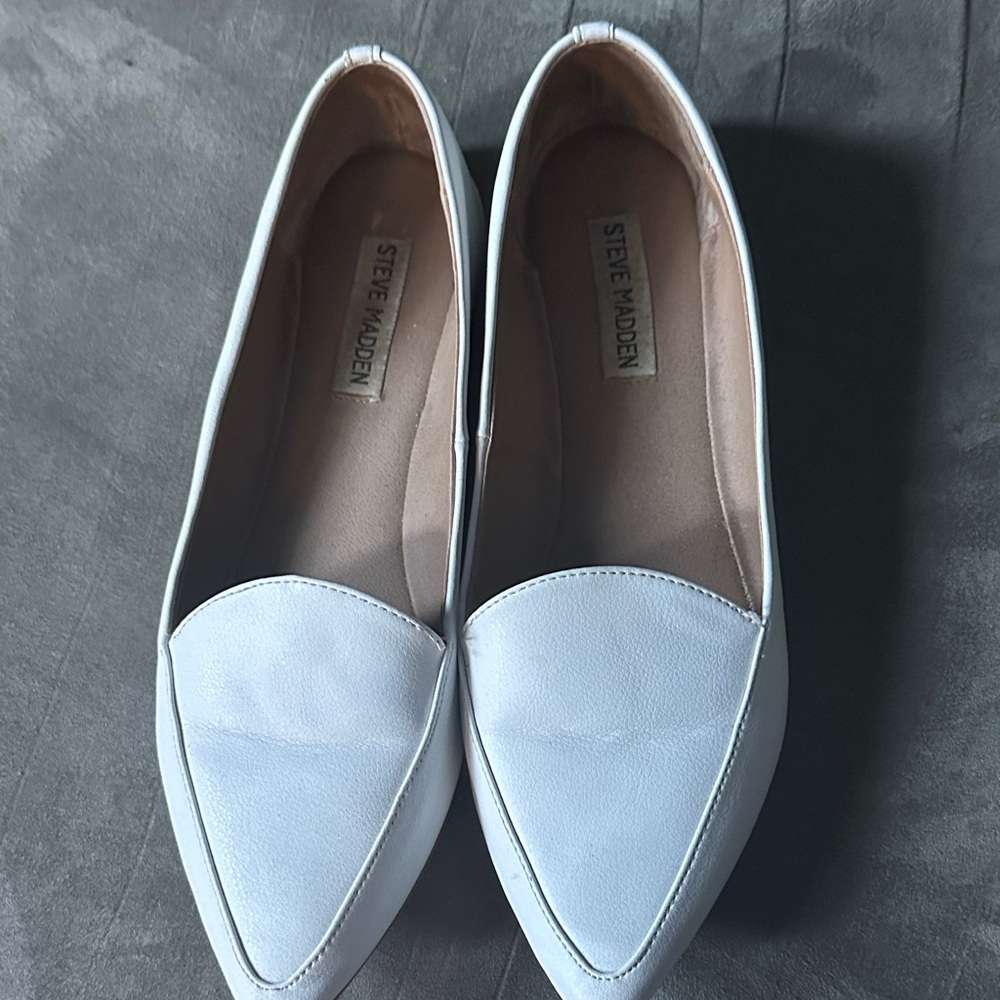 Steve Madden White Women's Loafers